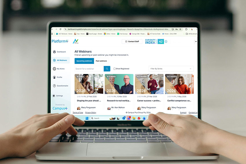 Campus Plus Webinar page