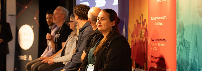 A live panel judges you